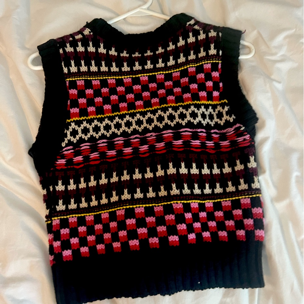 Zara multicolored sweater vest